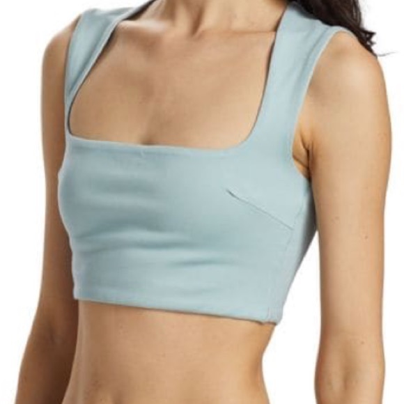 GUIZIO Celestial stretch crop top - Picture 1 of 10